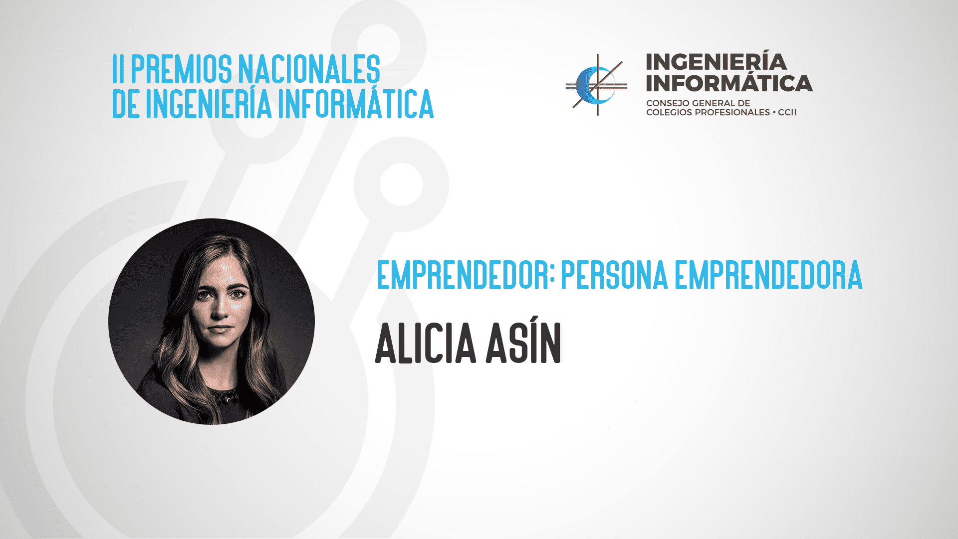 Nuestras socias son noticia: ALICIA ASIN, Premio Nacional de Ingeniería Informática.